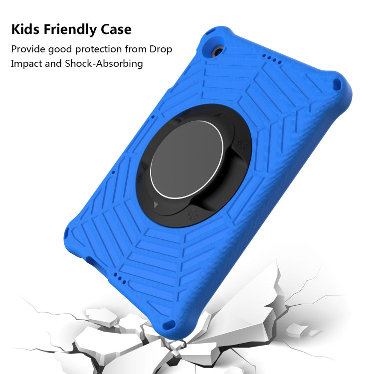 For Huawei MatePad T 10 / T 10s Spider King EVA Protective Case with Adjustable Shoulder Strap & Holder(Blue) - Huawei by buy2fix | Online Shopping UK | buy2fix