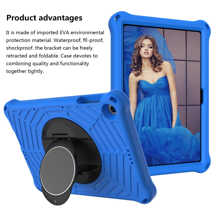 For Huawei MatePad T 10 / T 10s Spider King EVA Protective Case with Adjustable Shoulder Strap & Holder(Blue) - Huawei by buy2fix | Online Shopping UK | buy2fix