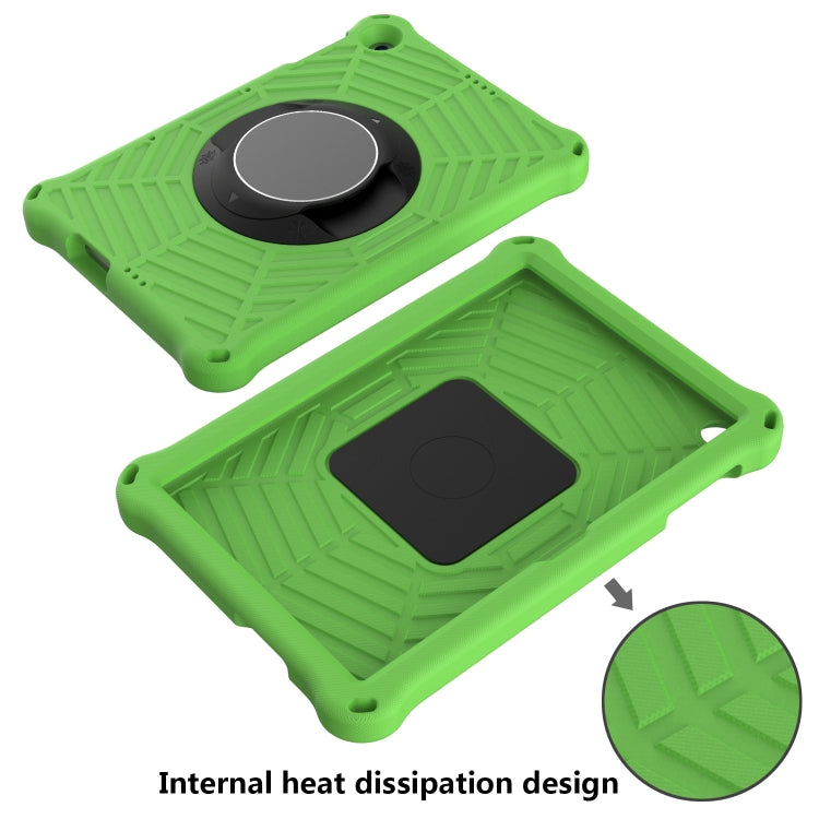 For Huawei MatePad T 10 / T 10s Spider King EVA Protective Case with Adjustable Shoulder Strap & Holder(Green) - Huawei by buy2fix | Online Shopping UK | buy2fix