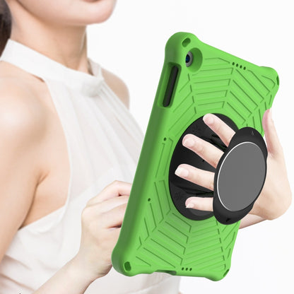 For Huawei MatePad T 10 / T 10s Spider King EVA Protective Case with Adjustable Shoulder Strap & Holder(Green) - Huawei by buy2fix | Online Shopping UK | buy2fix