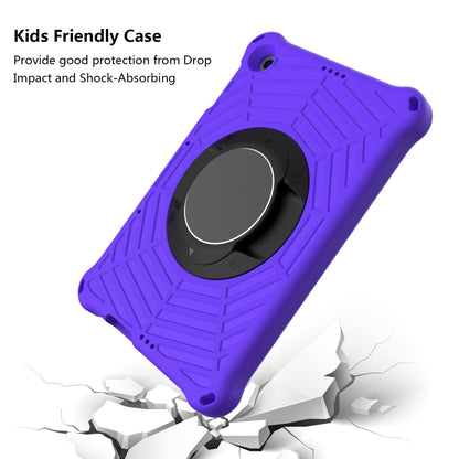For Huawei MatePad T 10 / T 10s Spider King EVA Protective Case with Adjustable Shoulder Strap & Holder(Purple) - Huawei by buy2fix | Online Shopping UK | buy2fix