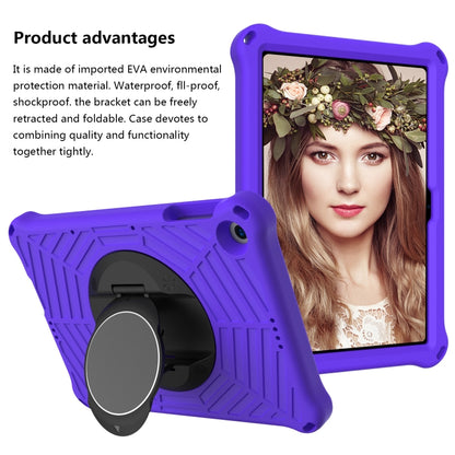 For Huawei MatePad T 10 / T 10s Spider King EVA Protective Case with Adjustable Shoulder Strap & Holder(Purple) - Huawei by buy2fix | Online Shopping UK | buy2fix