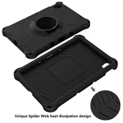 For Lenovo Tab P11 TB-J606F / XiaoXin Pad 11 Spider King EVA Protective Case with Adjustable Shoulder Strap & Holder(Black) - Lenovo by buy2fix | Online Shopping UK | buy2fix