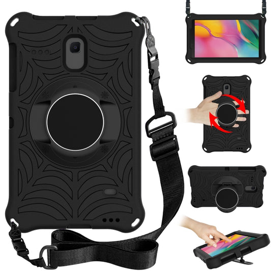 For Samsung Galaxy Tab A 8.0 2018 SM-T387W / SM-T387V & Tab A 8.0 SM-T385 / T380 & Tab 4 T330 & Tab E 8.0 T377 Spider King EVA Protective Case with Adjustable Shoulder Strap & Holder(Black) - Other Galaxy Tab PC by buy2fix | Online Shopping UK | buy2fix