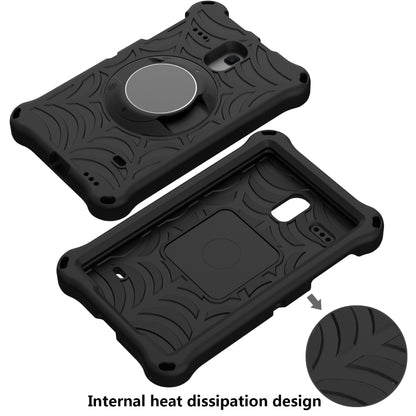For Samsung Galaxy Tab A 8.0 2018 SM-T387W / SM-T387V & Tab A 8.0 SM-T385 / T380 & Tab 4 T330 & Tab E 8.0 T377 Spider King EVA Protective Case with Adjustable Shoulder Strap & Holder(Black) - Other Galaxy Tab PC by buy2fix | Online Shopping UK | buy2fix