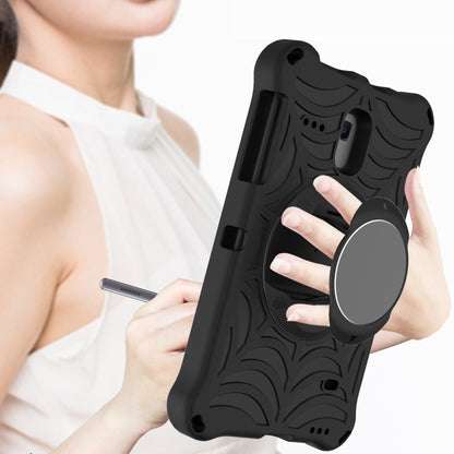 For Samsung Galaxy Tab A 8.0 2018 SM-T387W / SM-T387V & Tab A 8.0 SM-T385 / T380 & Tab 4 T330 & Tab E 8.0 T377 Spider King EVA Protective Case with Adjustable Shoulder Strap & Holder(Black) - Other Galaxy Tab PC by buy2fix | Online Shopping UK | buy2fix