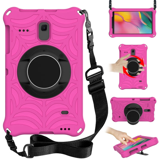 For Samsung Galaxy Tab A 8.0 2018 SM-T387W / SM-T387V & Tab A 8.0 SM-T385 / T380 & Tab 4 T330 & Tab E 8.0 T377 Spider King EVA Protective Case with Adjustable Shoulder Strap & Holder(Rose Red) - Other Galaxy Tab PC by buy2fix | Online Shopping UK | buy2fix