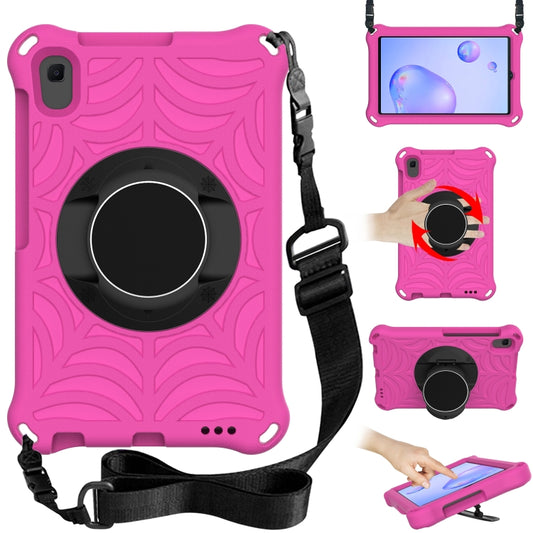 For Samsung Galaxy Tab A 8.4 2020 SM-T307U Spider King EVA Protective Case with Adjustable Shoulder Strap & Holder(Rose Red) - Tab A 8.4 (2020) by buy2fix | Online Shopping UK | buy2fix