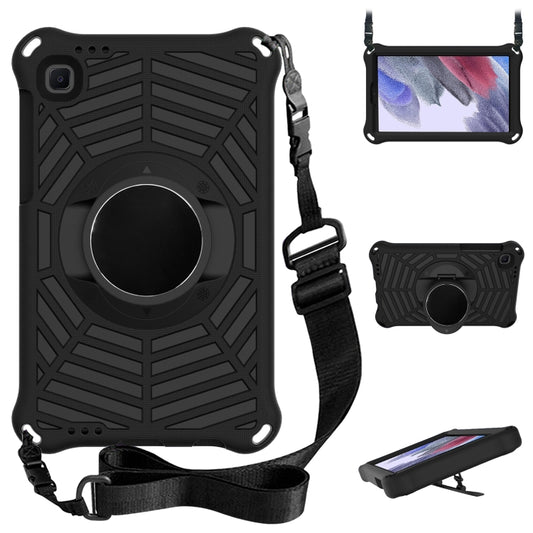 For Samsung Galaxy Tab A7 Lite 8.7 SM-T220 / SM-T225 Spider King EVA Protective Case with Adjustable Shoulder Strap & Holder(Black) - Tab A7 Lite T220 / T225 by buy2fix | Online Shopping UK | buy2fix