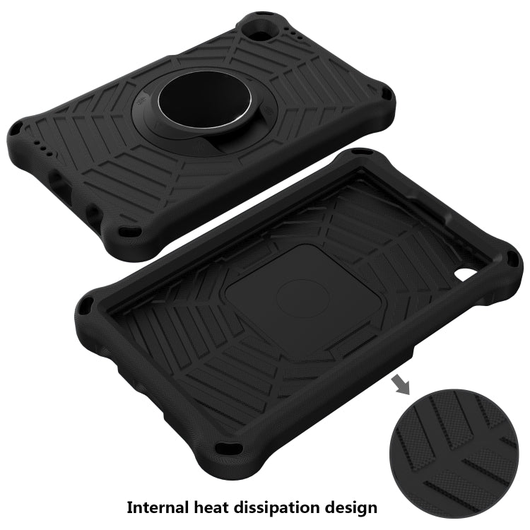 For Samsung Galaxy Tab A7 Lite 8.7 SM-T220 / SM-T225 Spider King EVA Protective Case with Adjustable Shoulder Strap & Holder(Black) - Tab A7 Lite T220 / T225 by buy2fix | Online Shopping UK | buy2fix