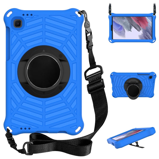 For Samsung Galaxy Tab A7 Lite 8.7 SM-T220 / SM-T225 Spider King EVA Protective Case with Adjustable Shoulder Strap & Holder(Blue) - Tab A7 Lite T220 / T225 by buy2fix | Online Shopping UK | buy2fix