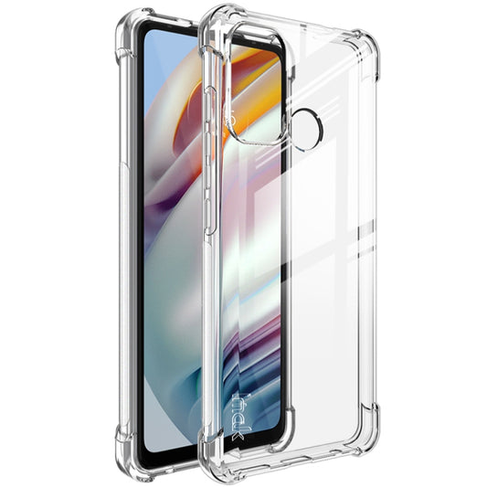 For Motorola Moto G40 Fusion / G60 IMAK All-inclusive Shockproof Airbag TPU Case with Screen Protector(Transparent) - Motorola Cases by imak | Online Shopping UK | buy2fix