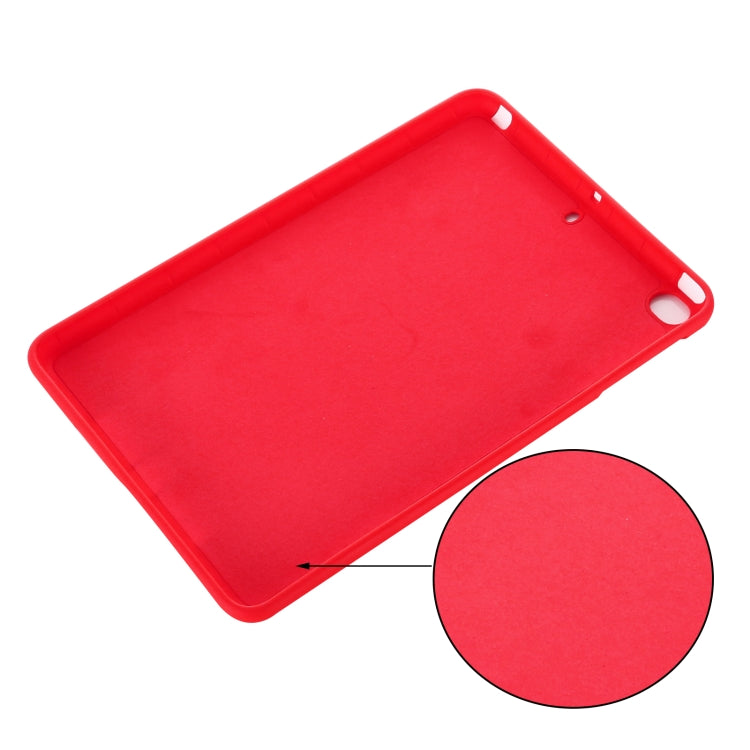 Solid Color Liquid Silicone Dropproof Full Coverage Protective Case For iPad mini 5 / mini 4(Red) - iPad mini (2019) / mini 5 Cases by buy2fix | Online Shopping UK | buy2fix
