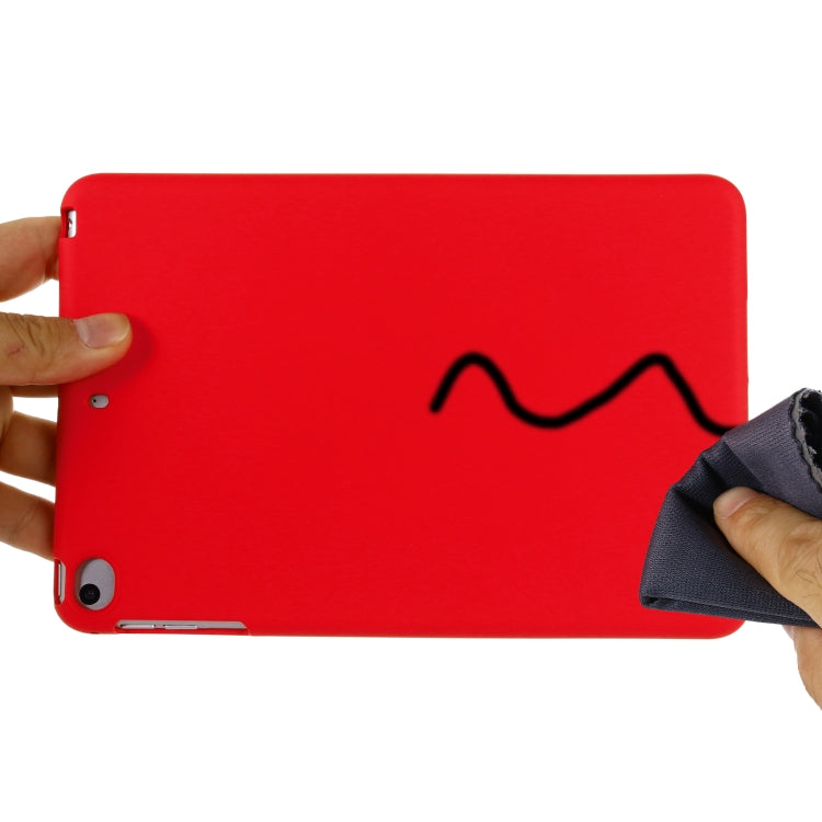 Solid Color Liquid Silicone Dropproof Full Coverage Protective Case For iPad mini 5 / mini 4(Red) - iPad mini (2019) / mini 5 Cases by buy2fix | Online Shopping UK | buy2fix