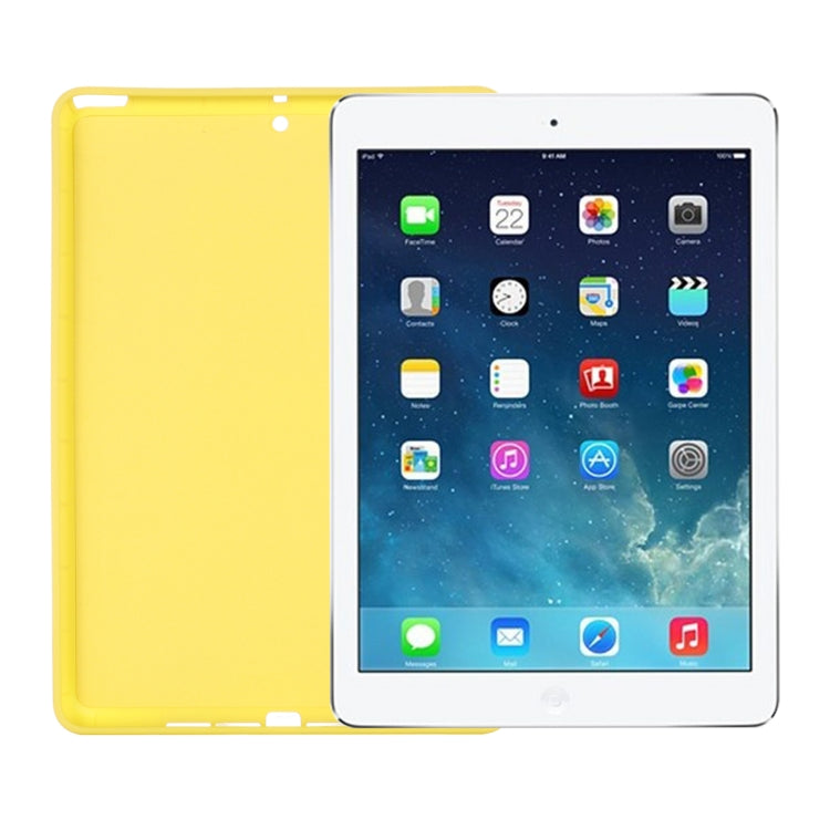 Solid Color Liquid Silicone Dropproof Full Coverage Protective Case For iPad Air / 9.7 2017 / 9.7 2018 / Pro 9.7(Yellow) - iPad 9.7 (2018) & (2017) Cases by buy2fix | Online Shopping UK | buy2fix