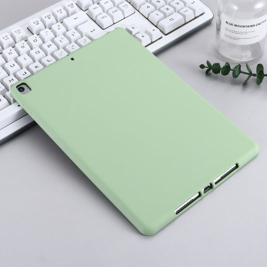 Solid Color Liquid Silicone Dropproof Full Coverage Protective Case For iPad 10.2 2019 / 10.2 2020 / 10.2 2021 / Pro 10.5 2017 / Air 10.5 2019(Green) by buy2fix