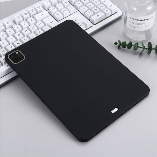 For iPad Pro 11 2018 / 2020 Solid Color Liquid Silicone Dropproof Full Coverage Protective Tablet Case(Black) - iPad Pro 11 (2020) Cases by buy2fix | Online Shopping UK | buy2fix
