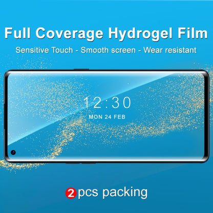For OPPO Reno6 Pro 5G / Find X3 Neo 2 PCS IMAK Curved Full Screen Hydrogel Film Front Protector - OPPO Tempered Glass by imak | Online Shopping UK | buy2fix