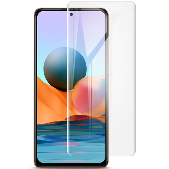 For Xiaomi Redmi Note 10 Pro Overseas Version 2 PCS IMAK Curved Full Screen Hydrogel Film Front Protector