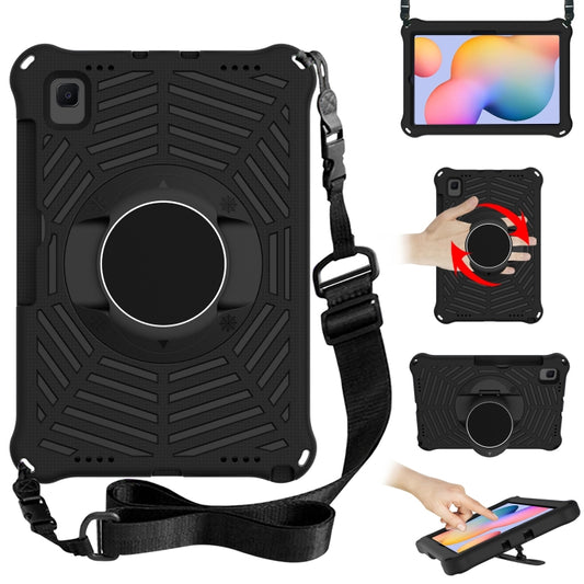 Spider King EVA Protective Case with Adjustable Shoulder Strap & Holder & Pen Slot For Samsung Galaxy Tab S6 Lite SM-P610 / SM-P615 / Tab A7 10.4 T500 / T860 / T720(Black) - Tab S6 Lite P610 / P615 by buy2fix | Online Shopping UK | buy2fix