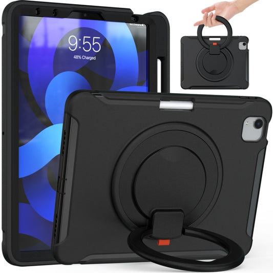 Shockproof TPU + PC Tablet Case with 360 Degree Rotation Grip Holder & Pen Slot For iPad Air 4 10.9 / Pro 11 2022 / 2021 / 2020 / 2018(Black) - iPad Pro 11 (2022/2021) Cases by buy2fix | Online Shopping UK | buy2fix