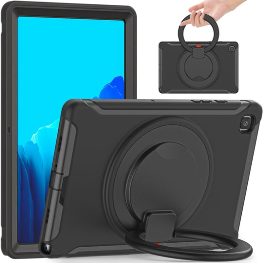 Shockproof TPU + PC Protective Case with 360 Degree Rotation Foldable Handle Grip Holder & Pen Slot For Samsung Galaxy Tab A7 10.4 2020 T500(Black) - Other Galaxy Tab PC by buy2fix | Online Shopping UK | buy2fix