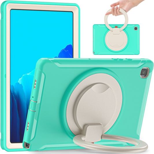 Shockproof TPU + PC Protective Case with 360 Degree Rotation Foldable Handle Grip Holder & Pen Slot For Samsung Galaxy Tab A7 10.4 2020 T500(Mint Green) - Other Galaxy Tab PC by buy2fix | Online Shopping UK | buy2fix