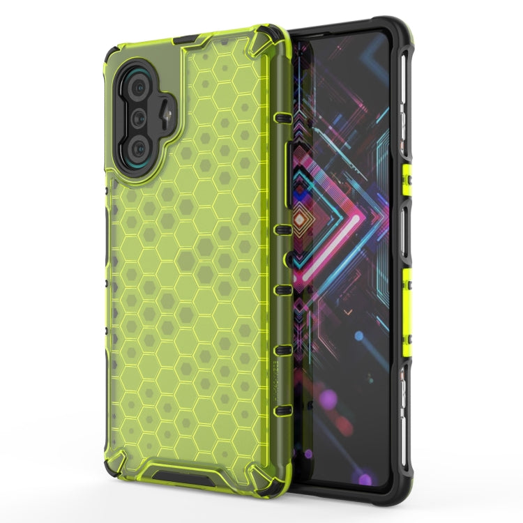 For Xiaomi Redmi K40 Gaming Shockproof Honeycomb PC + TPU Protective Case(Green) - Xiaomi Cases by buy2fix | Online Shopping UK | buy2fix