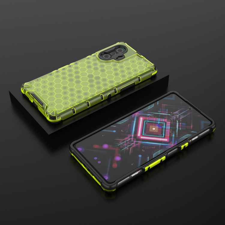 For Xiaomi Redmi K40 Gaming Shockproof Honeycomb PC + TPU Protective Case(Green) - Xiaomi Cases by buy2fix | Online Shopping UK | buy2fix