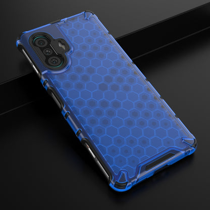 For Xiaomi Redmi K40 Gaming Shockproof Honeycomb PC + TPU Protective Case(Blue) - Xiaomi Cases by buy2fix | Online Shopping UK | buy2fix