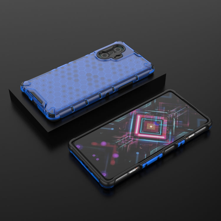 For Xiaomi Redmi K40 Gaming Shockproof Honeycomb PC + TPU Protective Case(Blue) - Xiaomi Cases by buy2fix | Online Shopping UK | buy2fix