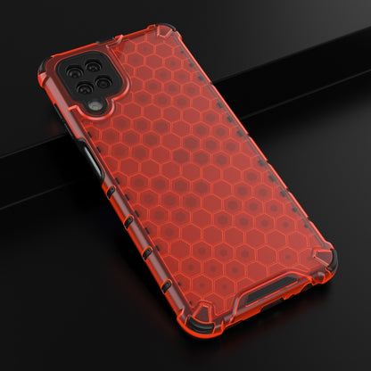 For Samsung Galaxy M12 Shockproof Honeycomb PC + TPU Protective Case(Red) by buy2fix