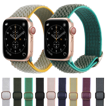 Wave Texture Nylon Watch Band For Apple Watch Ultra 49mm&Watch Ultra 2 49mm / Series 9&8&7 45mm / SE 3&SE 2&6&SE&5&4 44mm / 3&2&1 42mm(Sand Pink) by buy2fix