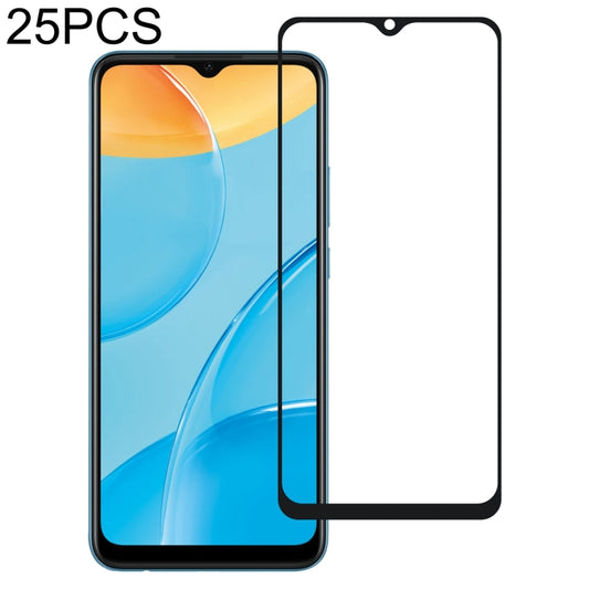 For OPPO A35 / A54S 25 PCS Full Glue Full Screen Tempered Glass Film - OPPO Tempered Glass by buy2fix | Online Shopping UK | buy2fix