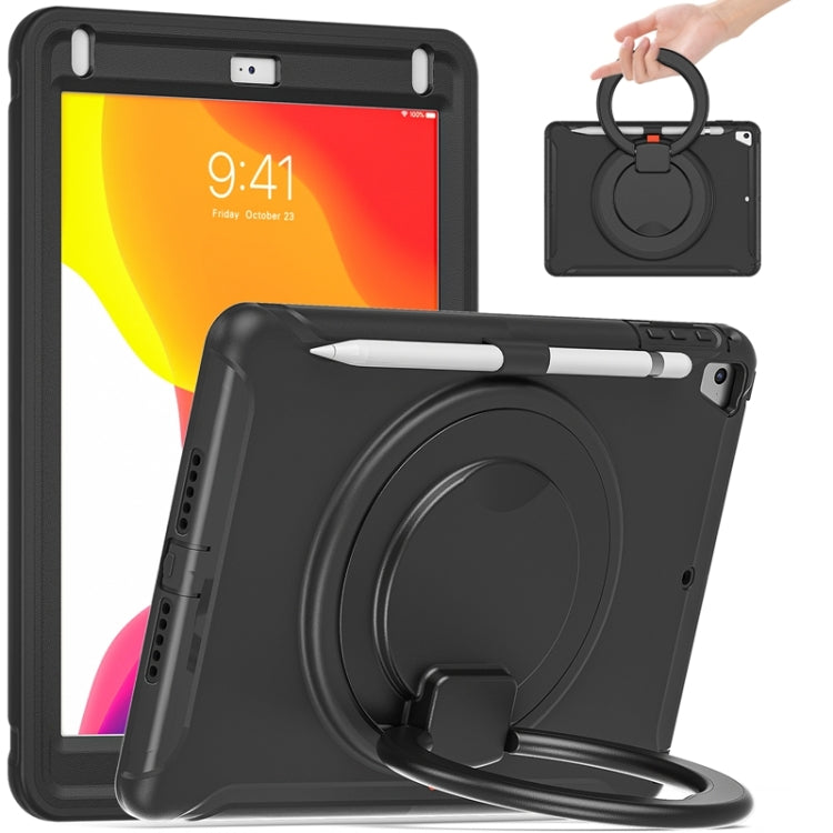 Shockproof TPU + PC Protective Case with 360 Degree Rotation Foldable Handle Grip Holder & Pen Slot For iPad 9.7 2018 / 2017 / Air 2 / Pro 9.7(Black) - iPad 9.7 (2018) & (2017) Cases by buy2fix | Online Shopping UK | buy2fix