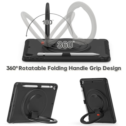 Shockproof TPU + PC Protective Case with 360 Degree Rotation Foldable Handle Grip Holder & Pen Slot For iPad 9.7 2018 / 2017 / Air 2 / Pro 9.7(Black) - iPad 9.7 (2018) & (2017) Cases by buy2fix | Online Shopping UK | buy2fix