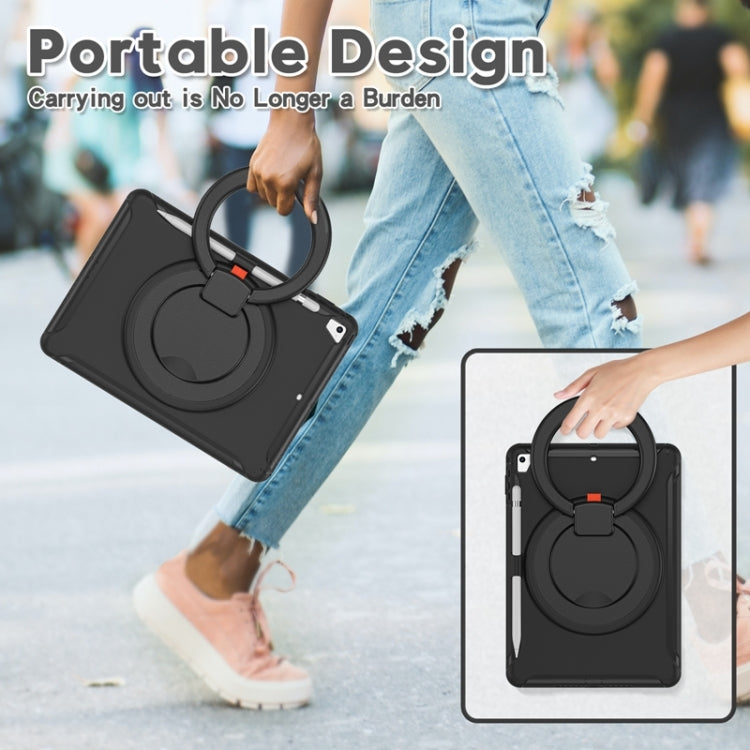Shockproof TPU + PC Protective Case with 360 Degree Rotation Foldable Handle Grip Holder & Pen Slot For iPad 9.7 2018 / 2017 / Air 2 / Pro 9.7(Black) - iPad 9.7 (2018) & (2017) Cases by buy2fix | Online Shopping UK | buy2fix