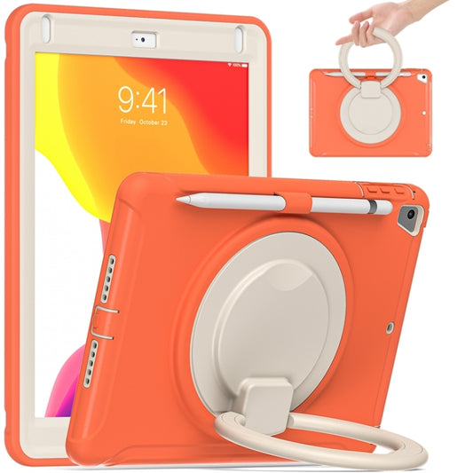 Shocproof TPU + PC Protective Case with 360 Degree Rotation Foldable Handle Grip Holder & Pen Slot For iPad 9.7 2018 / 2017 / Air 2 / Pro 9.7(Living Coral) - iPad 9.7 (2018) & (2017) Cases by buy2fix | Online Shopping UK | buy2fix