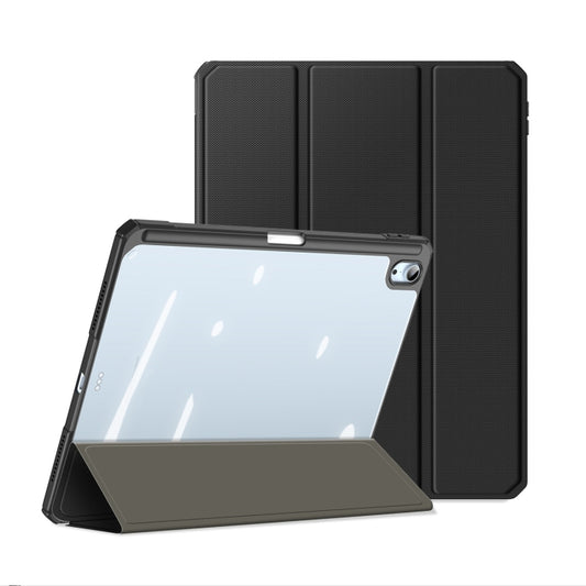 DUX DUCIS TOBY Series Shockproof PU Leather + PC + TPU Flip Smart Case For iPad Air 11 2025 / 2024 / Air 2022 / 2020 10.9(Black) - iPad Air (2022) / (2020) 10.9 Cases by DUX DUCIS | Online Shopping UK | buy2fix