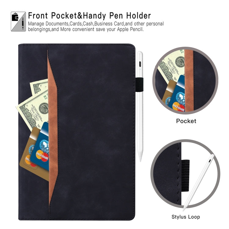 For iPad Mini 5 / 4 / 3 / 2 / 1 Business Shockproof Horizontal Flip Leather Case with Holder & Card Slots & Photo Frame & Pen Slot & Sleep / Wake-up Function(Black) - iPad Mini 4 & 3 & 2 & 1 Cases by buy2fix | Online Shopping UK | buy2fix