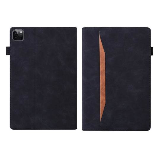 For iPad Pro 12.9 inch 2022 / 2021 / 2020 Business Shockproof Horizontal Flip Leather Tablet Case with Holder & Card Slots & Photo Frame & Pen Slot & Sleep / Wake-up Function(Black) - iPad Pro 12.9 (2022/2021) Cases by buy2fix | Online Shopping UK | buy2fix
