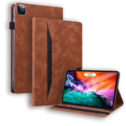 For iPad Pro 11 2022 / 2021 & 2018 / Air 2020 10.9 Business Shockproof Horizontal Flip Leather Tablet Case with Holder & Card Slots & Photo Frame & Pen Slot & Sleep / Wake-up Function(Brown) - iPad Pro 11 (2022/2021) Cases by buy2fix | Online Shopping UK | buy2fix