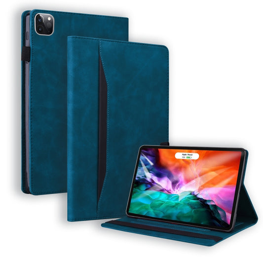For iPad Pro 11 2022 / 2021 & 2018 / Air 2020 10.9 Business Shockproof Horizontal Flip Leather Tablet Case with Holder & Card Slots & Photo Frame & Pen Slot & Sleep / Wake-up Function(Blue) - iPad Pro 11 (2022/2021) Cases by buy2fix | Online Shopping UK | buy2fix