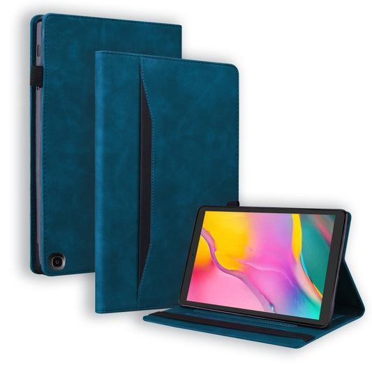 For Amazon Fire HD 10 2023 / 10 Plus 2021 Business Shockproof Horizontal Flip Leather Case with Holder & Card Slots & Photo Frame & Pen Slot & Sleep / Wake-up Function(Blue) - Amazon by buy2fix | Online Shopping UK | buy2fix