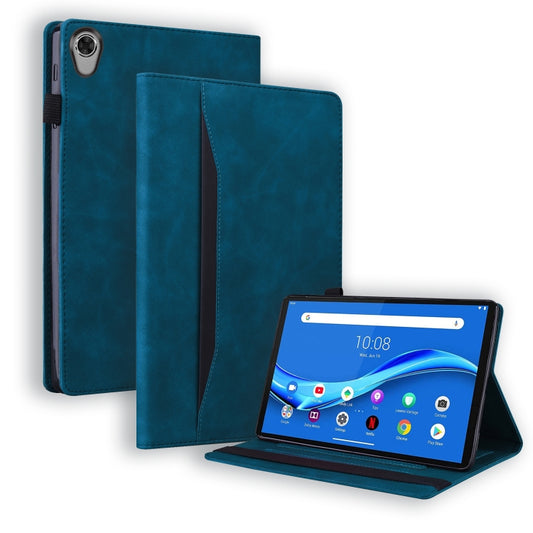For Lenovo Tab M10 HD Gen 2 TB-X306F Business Shockproof Horizontal Flip Leather Case with Holder & Card Slots & Photo Frame & Pen Slot(Blue) - Lenovo by buy2fix | Online Shopping UK | buy2fix