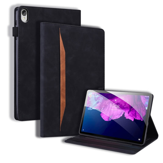 For Lenovo Tab P11 TB-J606F Business Shockproof Horizontal Flip Leather Case with Holder & Card Slots & Photo Frame & Pen Slot(Black) - Lenovo by buy2fix | Online Shopping UK | buy2fix