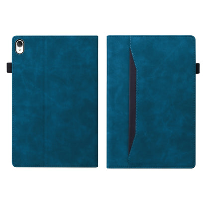 For Lenovo Tab P11 TB-J606F Business Shockproof Horizontal Flip Leather Case with Holder & Card Slots & Photo Frame & Pen Slot(Blue) - Lenovo by buy2fix | Online Shopping UK | buy2fix