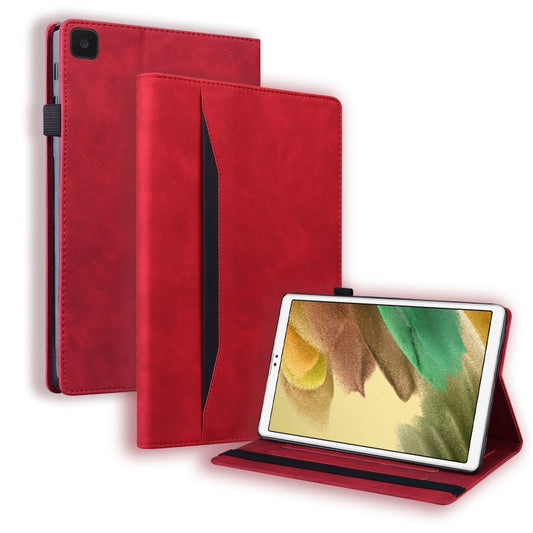 For Samsung Galaxy Tab A7 Lite 8.7 SM-T220 / SM-T225 Business Shockproof Horizontal Flip Leather Case with Holder & Card Slots & Photo Frame & Pen Slot(Red) - Tab A7 Lite T220 / T225 by buy2fix | Online Shopping UK | buy2fix
