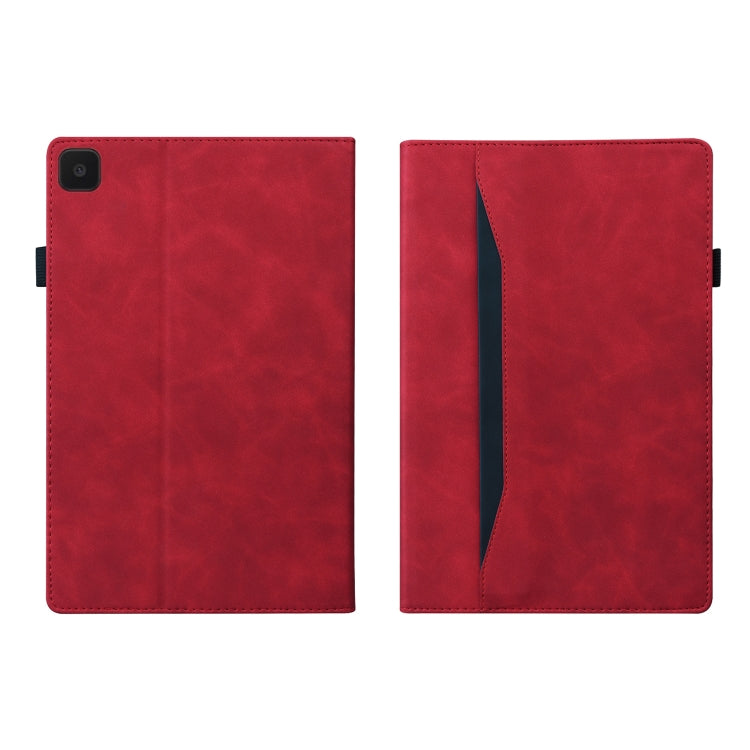 For Samsung Galaxy Tab A7 Lite 8.7 SM-T220 / SM-T225 Business Shockproof Horizontal Flip Leather Case with Holder & Card Slots & Photo Frame & Pen Slot(Red) - Tab A7 Lite T220 / T225 by buy2fix | Online Shopping UK | buy2fix