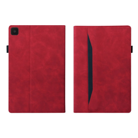 For Samsung Galaxy Tab A7 Lite 8.7 SM-T220 / SM-T225 Business Shockproof Horizontal Flip Leather Case with Holder & Card Slots & Photo Frame & Pen Slot(Red) - Tab A7 Lite T220 / T225 by buy2fix | Online Shopping UK | buy2fix